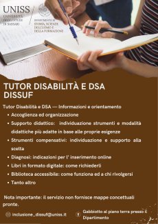 Tutor disabilità e Dsa