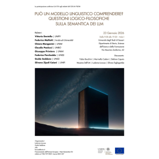 2026 01 23 Conferenza su AI generativa Locandina